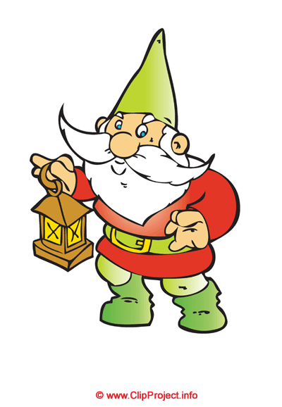 Gnome Christmas clip art free