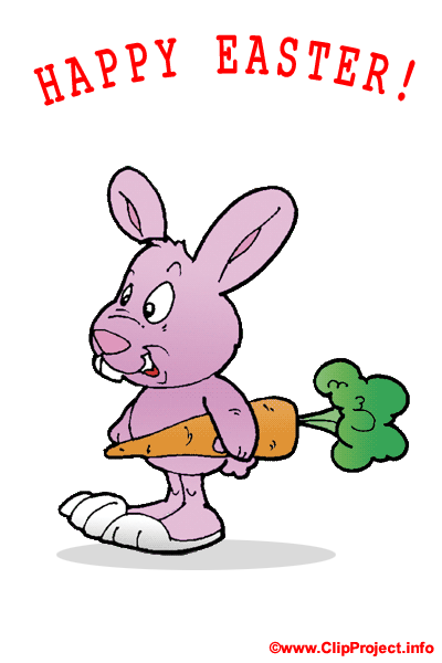 free cartoon easter bunny clipart - photo #41