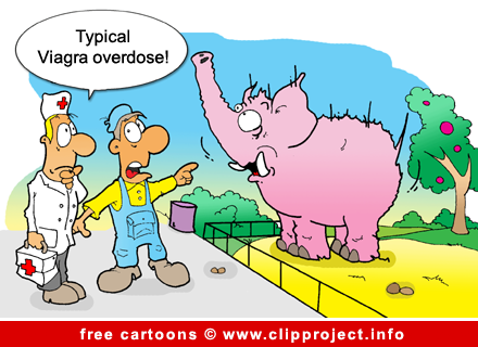 Zoo Cartoon - Viagra Overdose