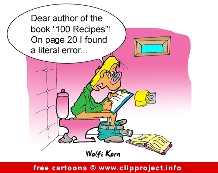 Cookbook cartoon free