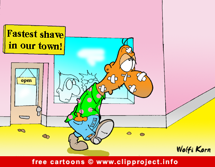 Free cartoon shaving