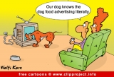Dog food cartoon for free