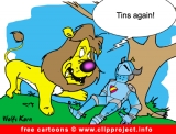 Lion and knight cartoon picture free
