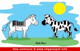 Zebras cartoon image for free