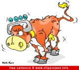 Bull cartoon free