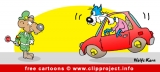 Road Police Cartoon for free