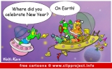 Ufo cartoon free - Free New Year cartoons