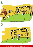 Football comic strip free