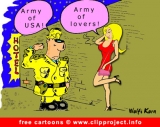 Army of USA Cartoon free