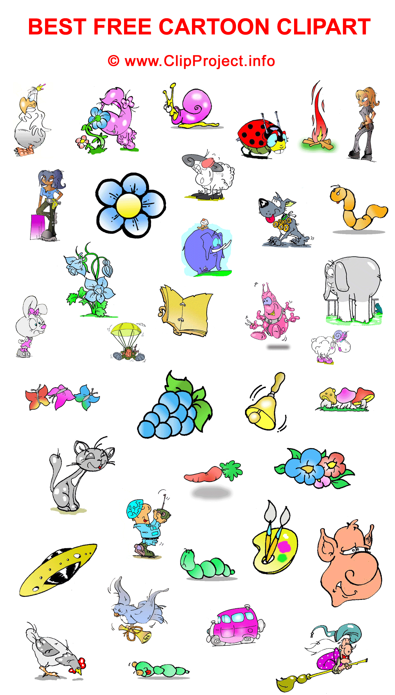 Cartoon clipart free, The best collection of cartoon clipart download free