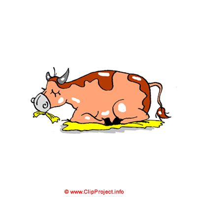 Farm cow clip art - Animals