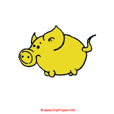 Clip Art gratis Piggy Bank