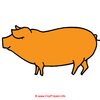 Piggy clipart - Animal clip art