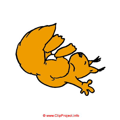 Squirrel cartoon clipart - Free funny pictures of animals