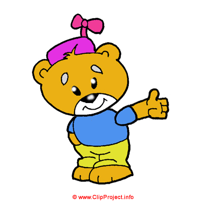Clip Art free - Funny Teddy