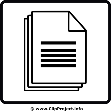 Icon document clipart