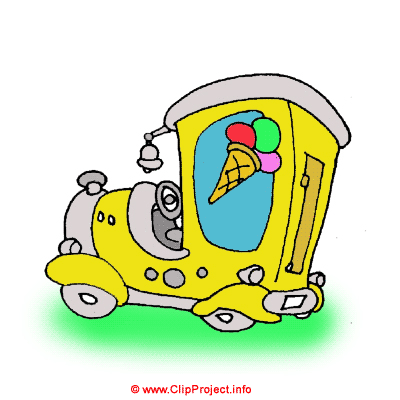 Ice-cream car clip art