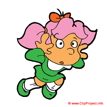 Girl cartoon clip art