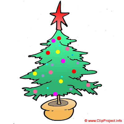 Christmas tree cartoon free