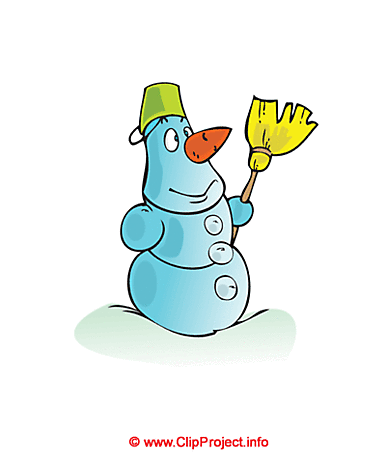 Funny Snowman Christmas clip art free