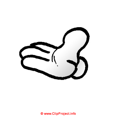 Cartoon hand image clip art free