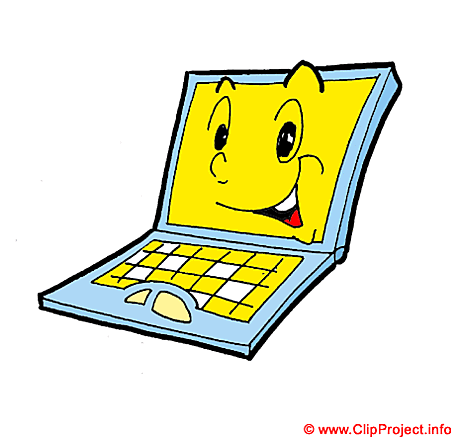 Laptop clip art free - Computer clip art free