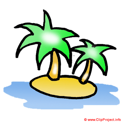 Island clip art - Tropical clip art