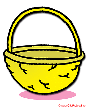 Basket clip art free - Happy Easter clip art
