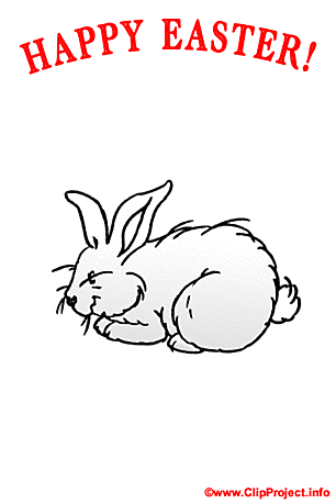Easter Bunny - Happy Easter clip art