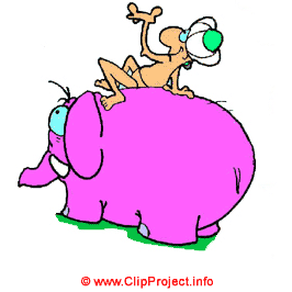 Elephant clipart - Zoo clip art free