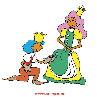 Prince and princess illustration free