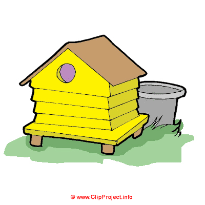 Apiary image bee house clip art free