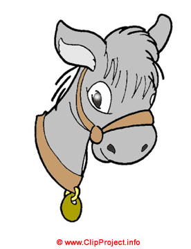 Donkey clipart free - Farm clip art free