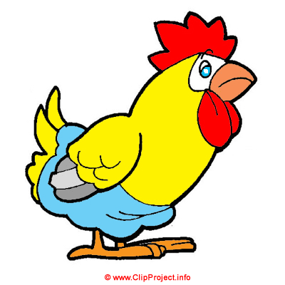 Hen clip art cartoon - Farm clip art free