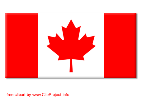 Canada flag clipart