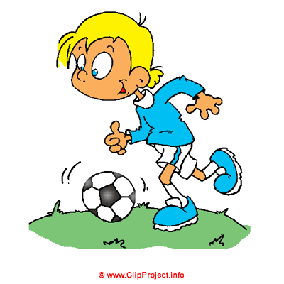 Football player cartoon