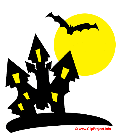Dark Castle image - Halloween clip art free
