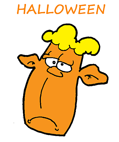 Troll cartoon image - Halloween clip art free