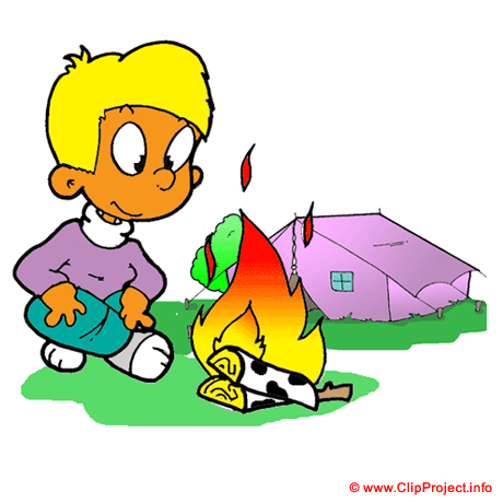 Camping clip art - Holidays clip art