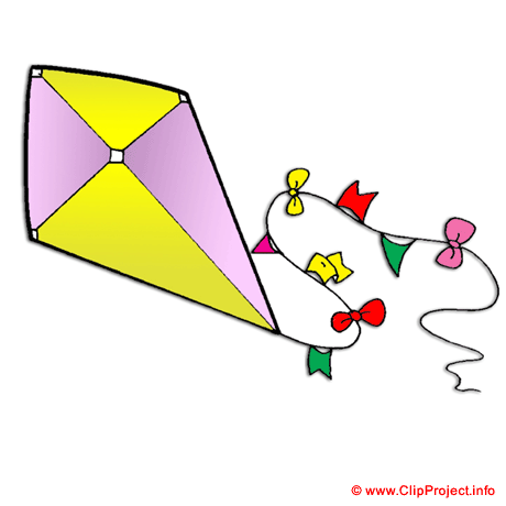 Kite clip art image - Holidays clip art