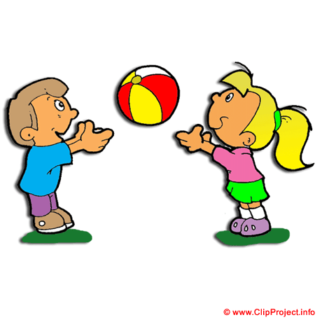 Playing children clipart free