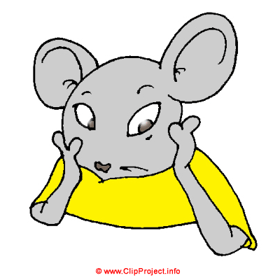 Grey mouse clipart