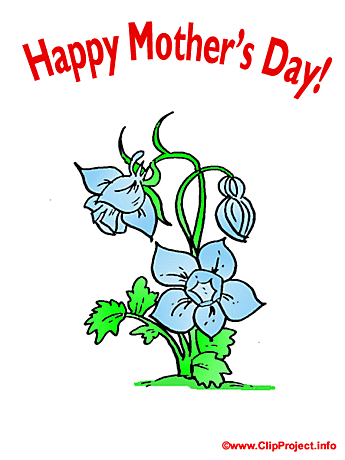 Happy Mother's Day card flowers free download