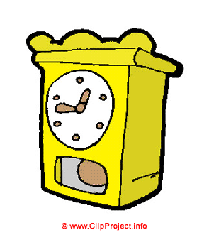 Clock cartoon clipart free