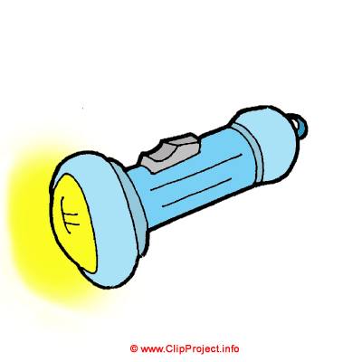 Electric torch clip art