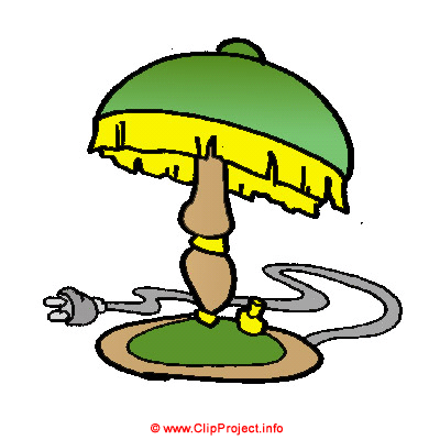 Table lamp clip art