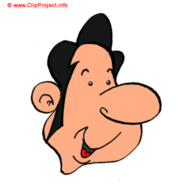 Funny cartoon man - Free people clipart