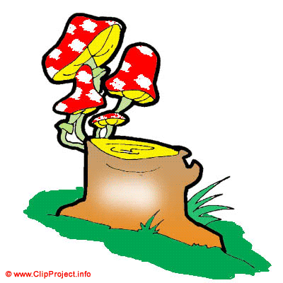 Mushrooms cartoon clipart - Plant clip art free