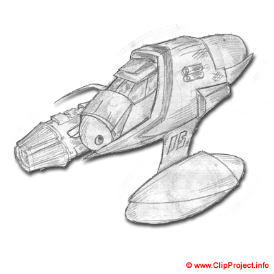 Space ship clipart image