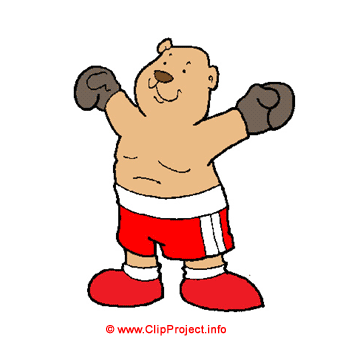 Bear Boxer Olympic clipart image - Sports images